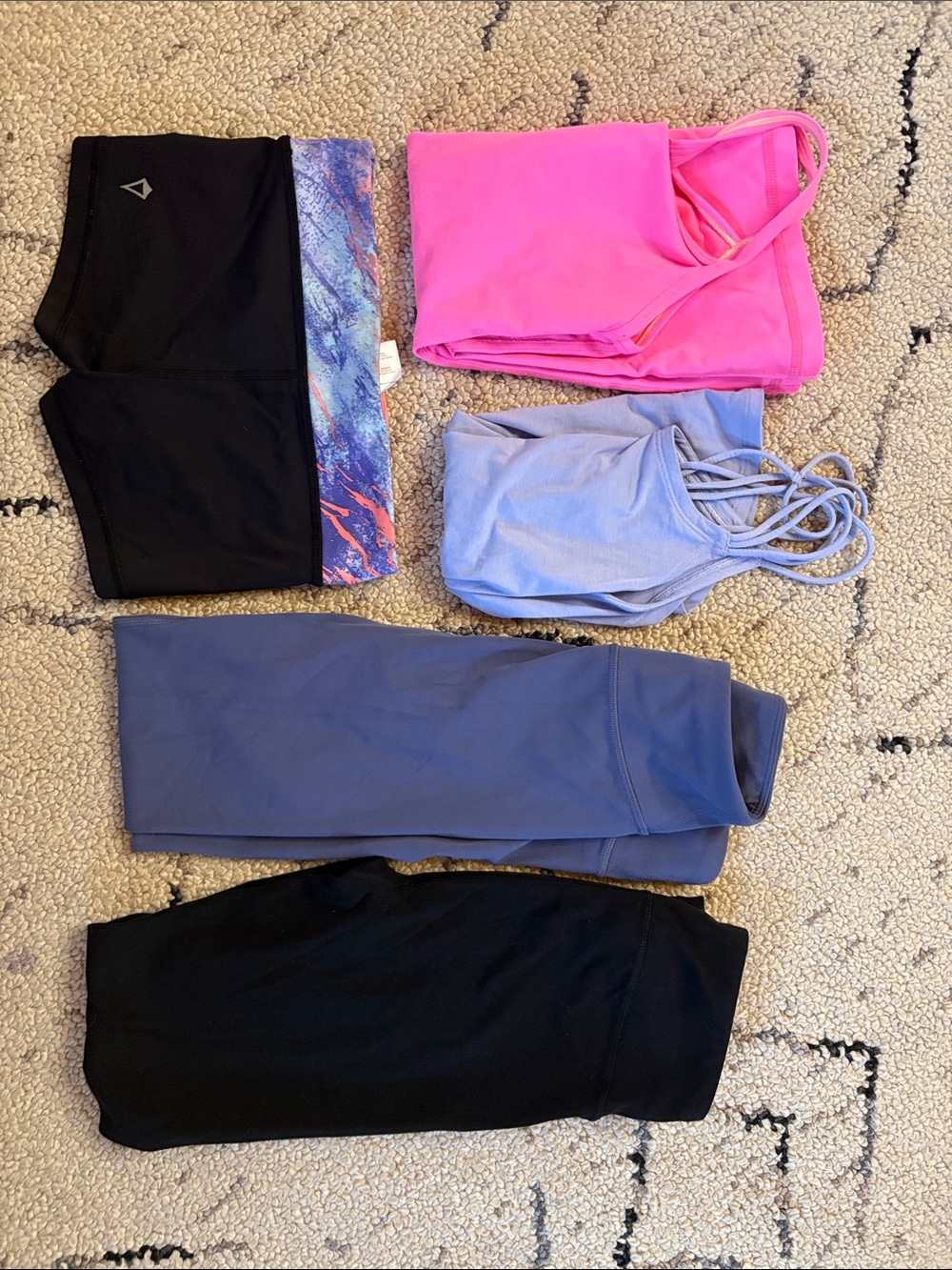 Kids ivvia Shorts Set - Pink, Black, Blue, Purple 8/10 leggings athleta girl